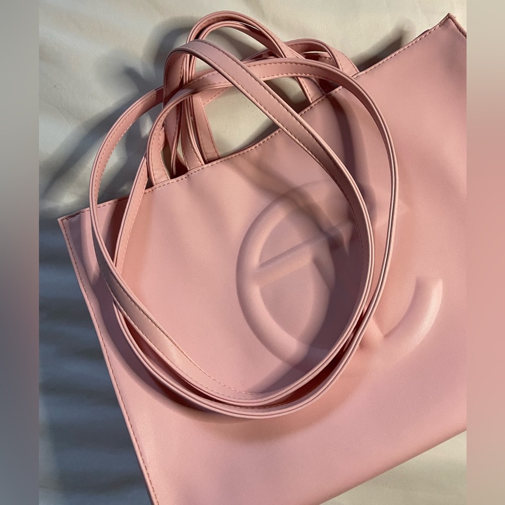 Medium Bubblegum Pink Telfar Shopping Bag